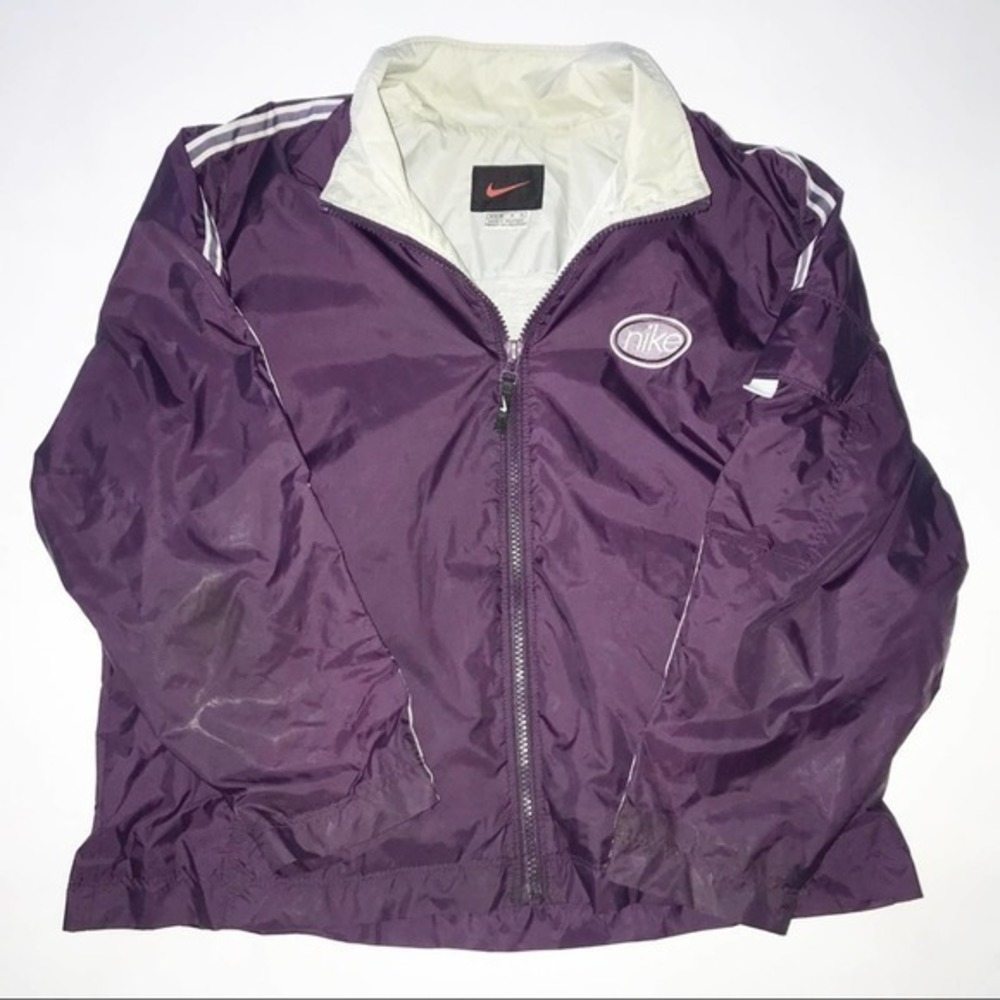 Vintage 1980’s Nike Kids Purple Windbreaker Jacket